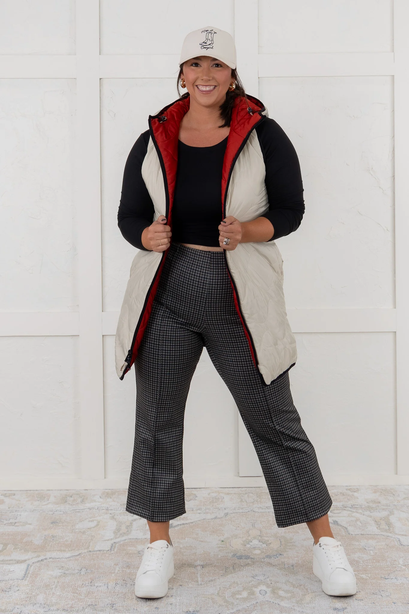 Reversible Hooded Puffer Vest | Tribal - FINAL SALE - Image 8