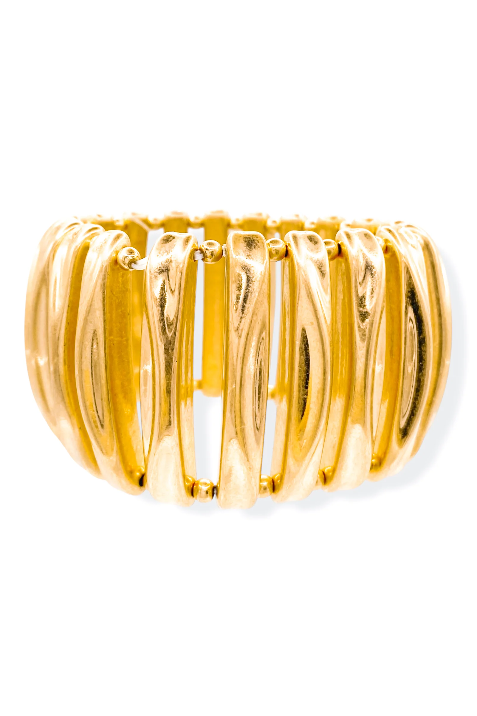 Ribs Shaped CCB Bracelet *Final Sale*