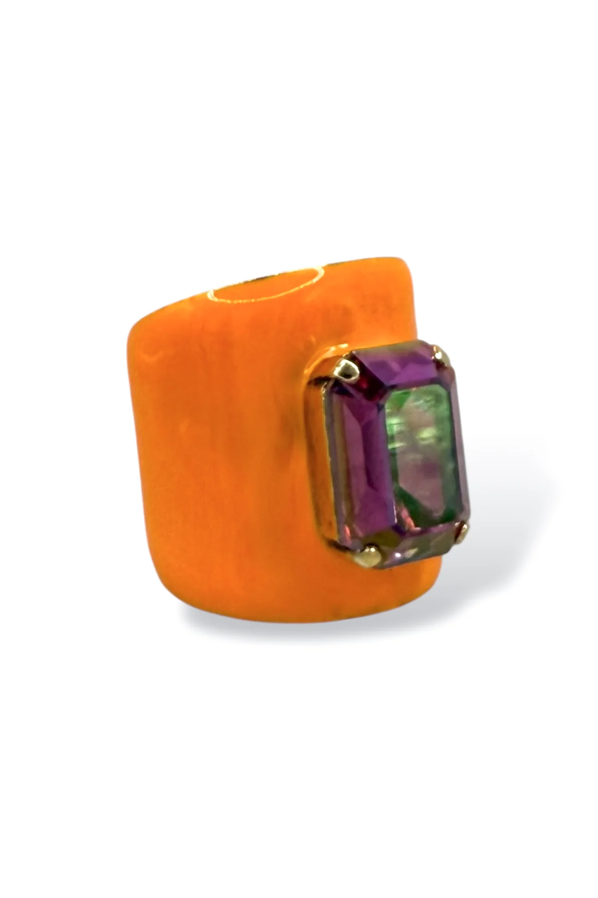 TOVA Roddy Orange Enamel Ring