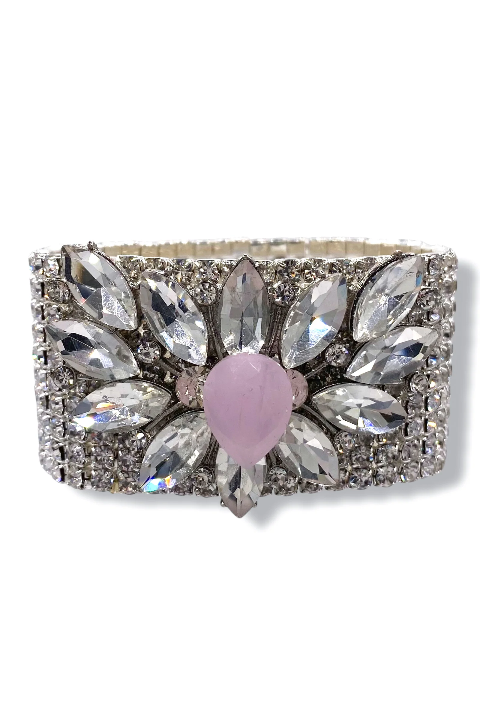 Rockstar In Rome Rose Quartz Bracelet