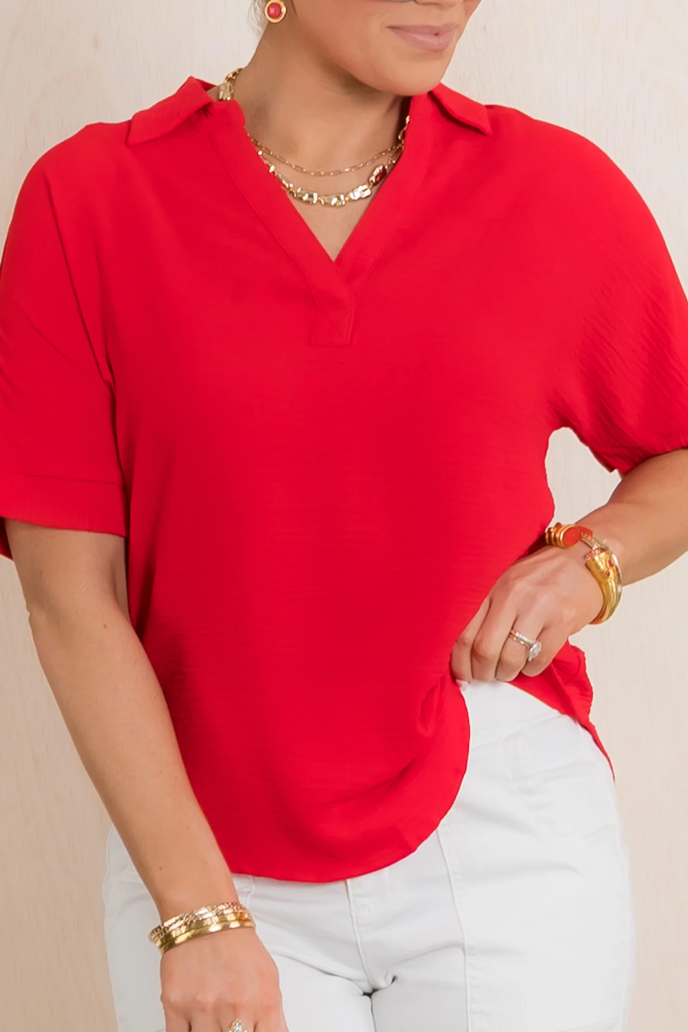 Make A Wish Ruby Short Sleeve Top *Final Sale* - Image 2