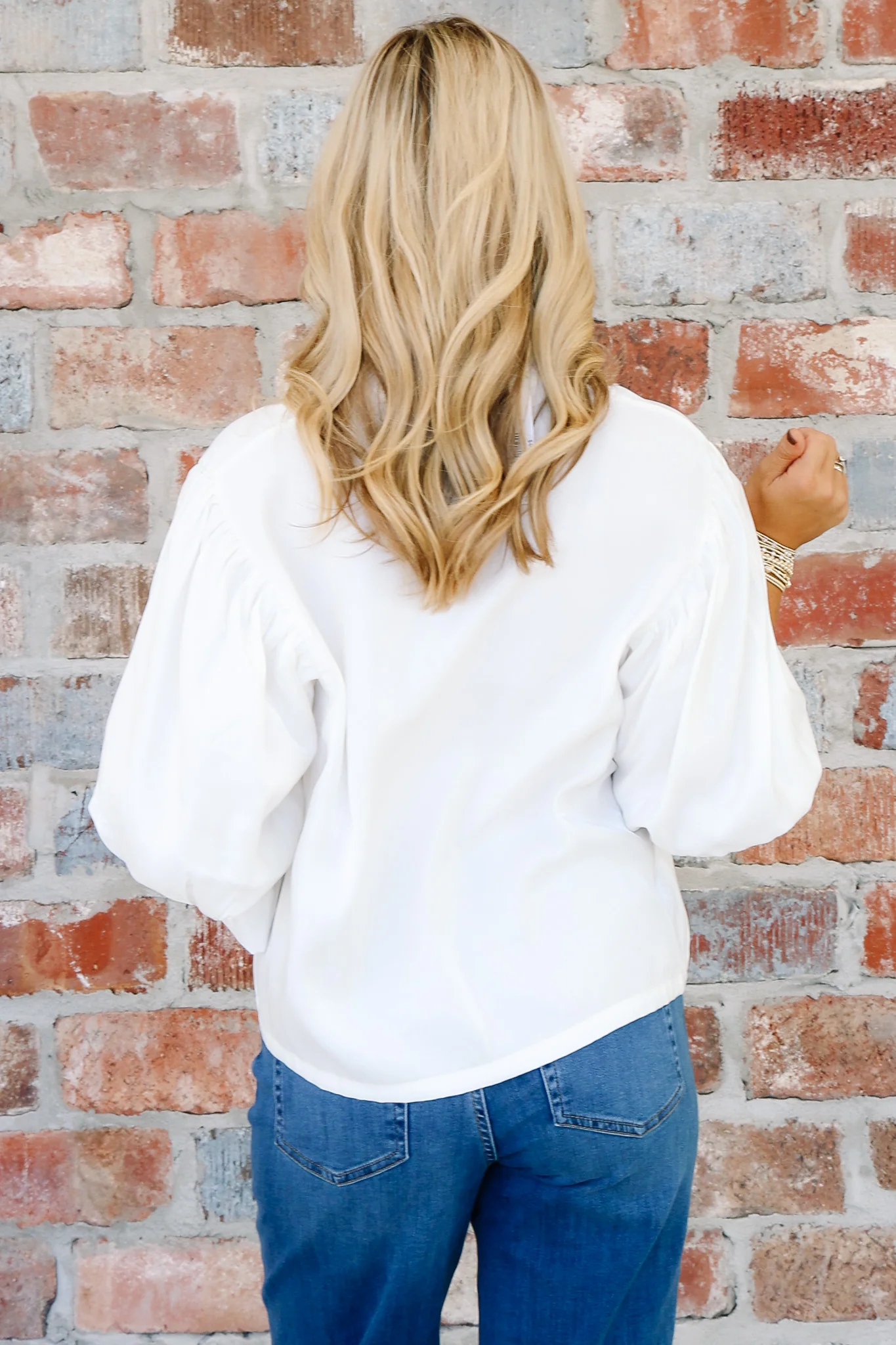 Love in the Air White Puff Sleeve Top - Image 6