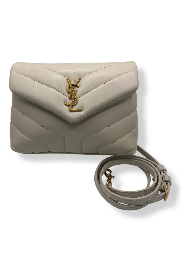 Saint Laurent Loulou Toy Crossbody Blanc Vintage