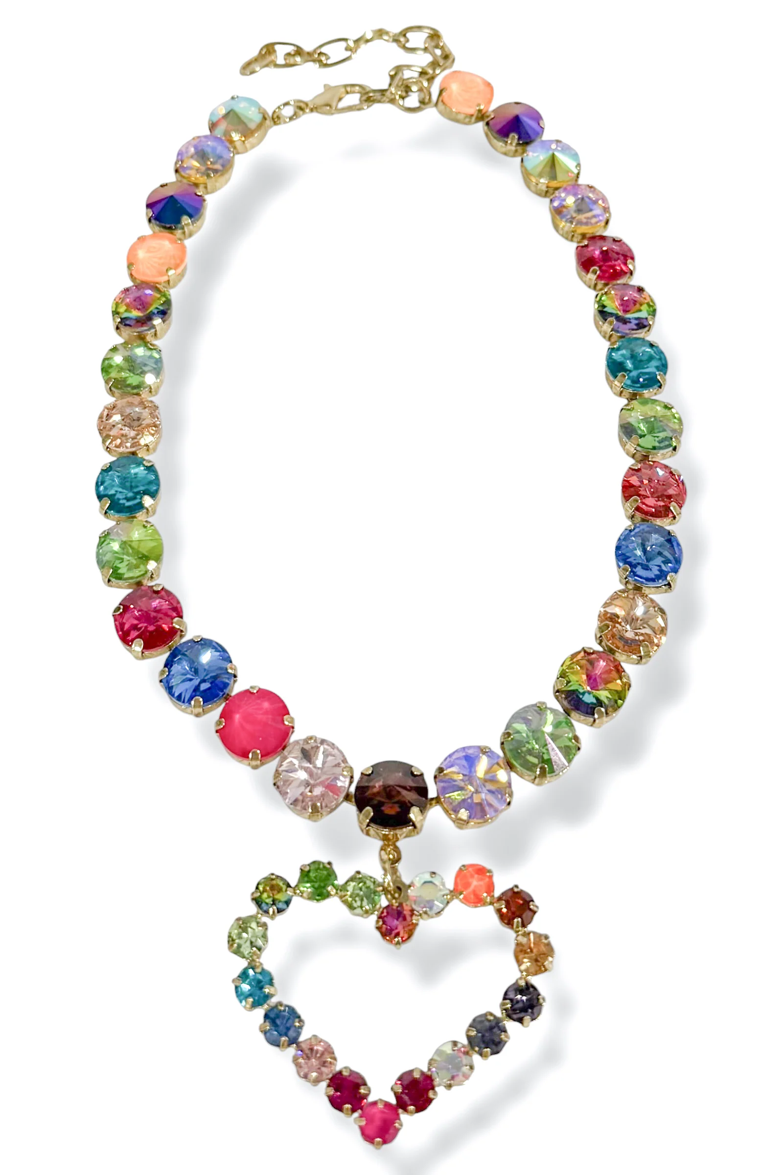 Sienna by TOVA Lovey Watermelon Small Heart Necklace
