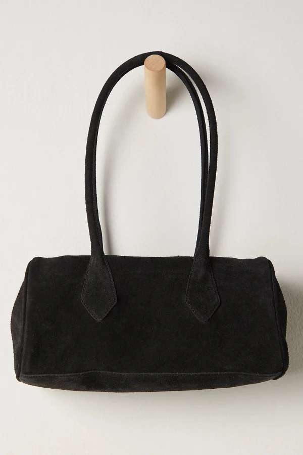 Free People Sierra Black Suede Shoulder Bag - Image 3