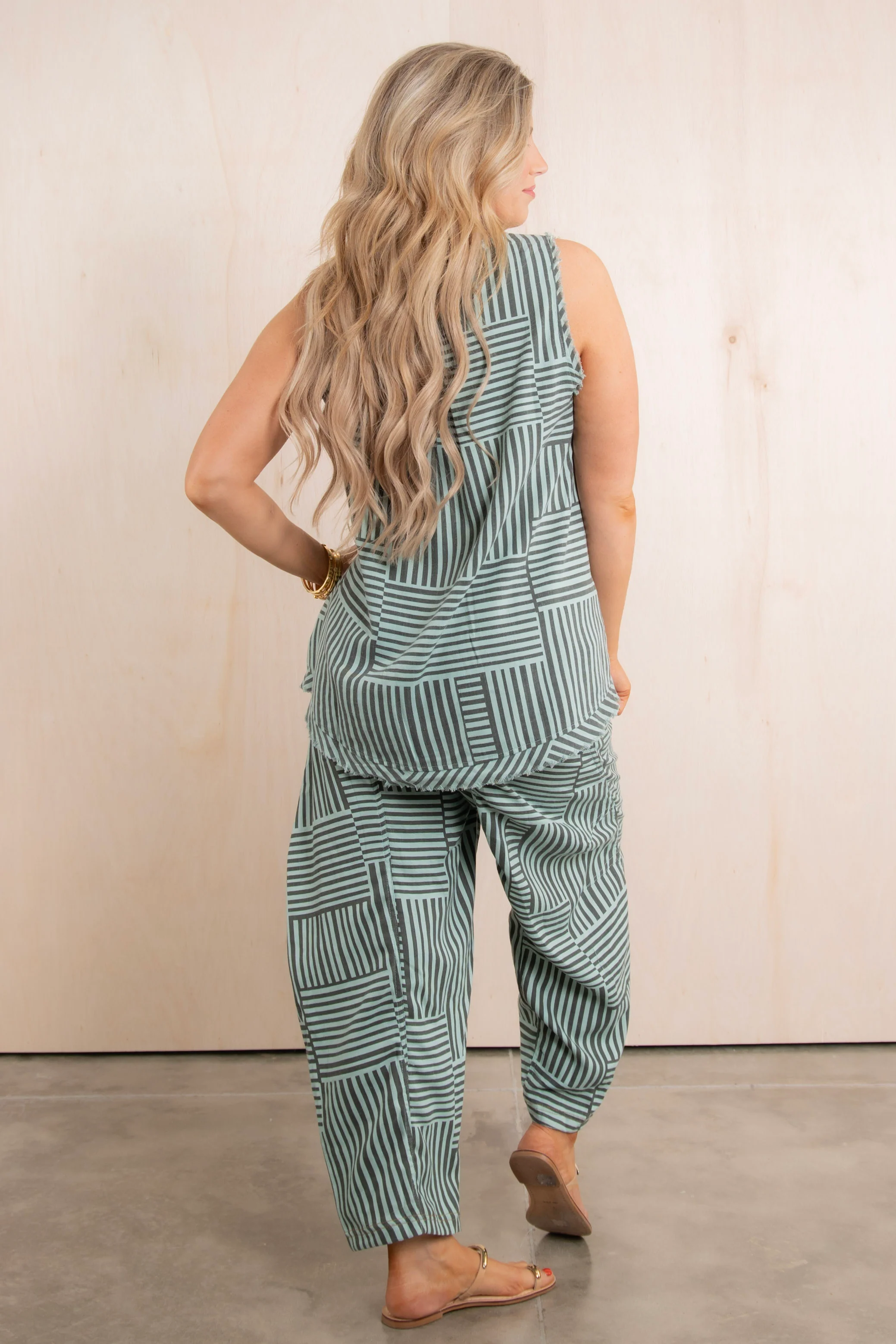 Set The Scene Mint Sleeveless Top *Final Sale* - Image 3