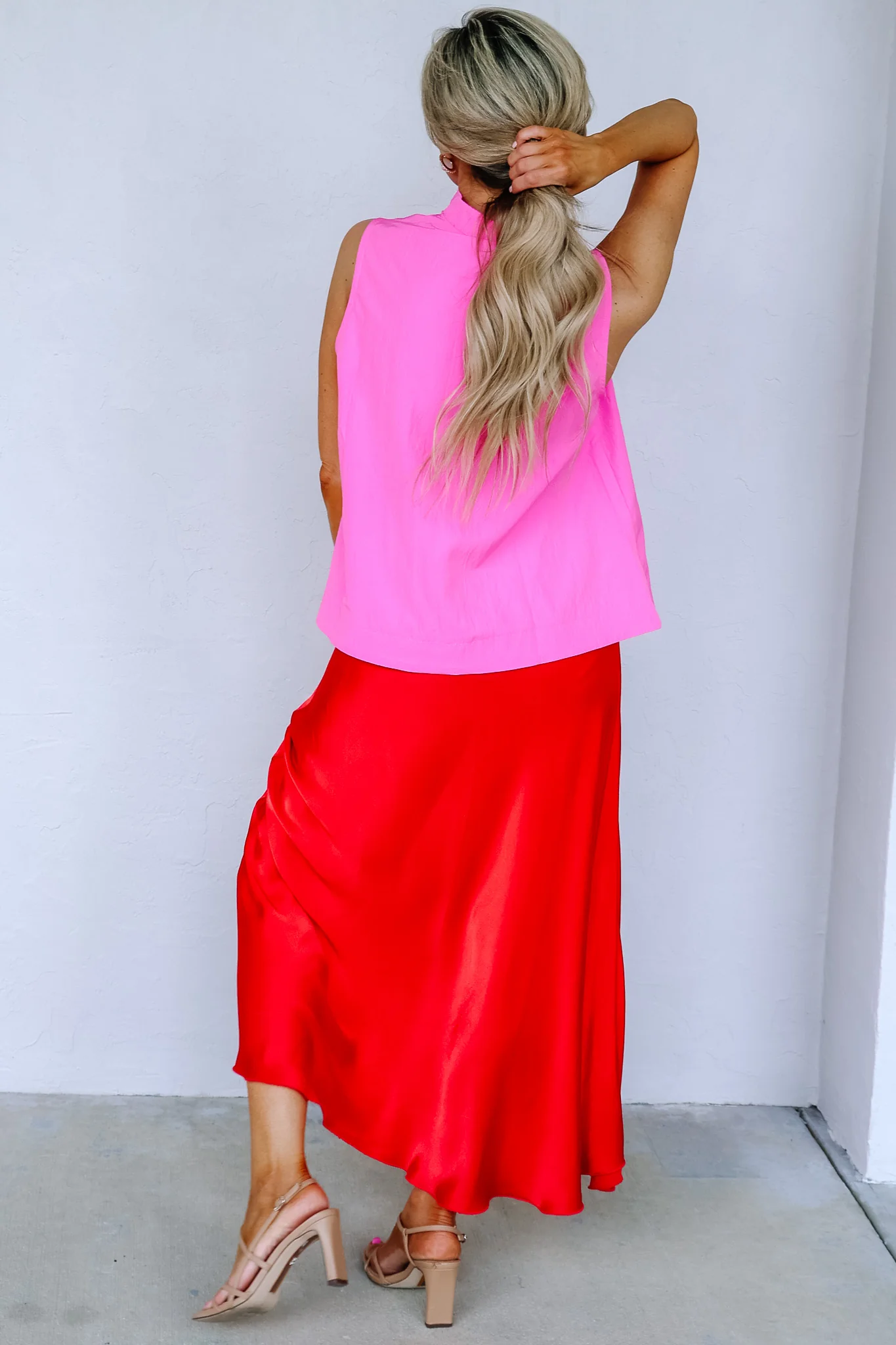 The Best Thing Hot Pink Sleeveless Top - Image 4