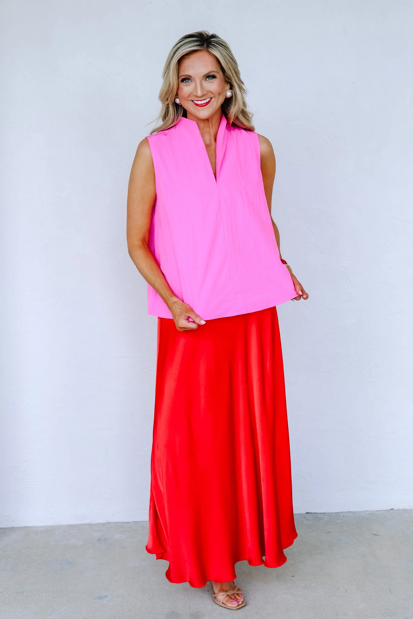 The Best Thing Hot Pink Sleeveless Top - Image 6