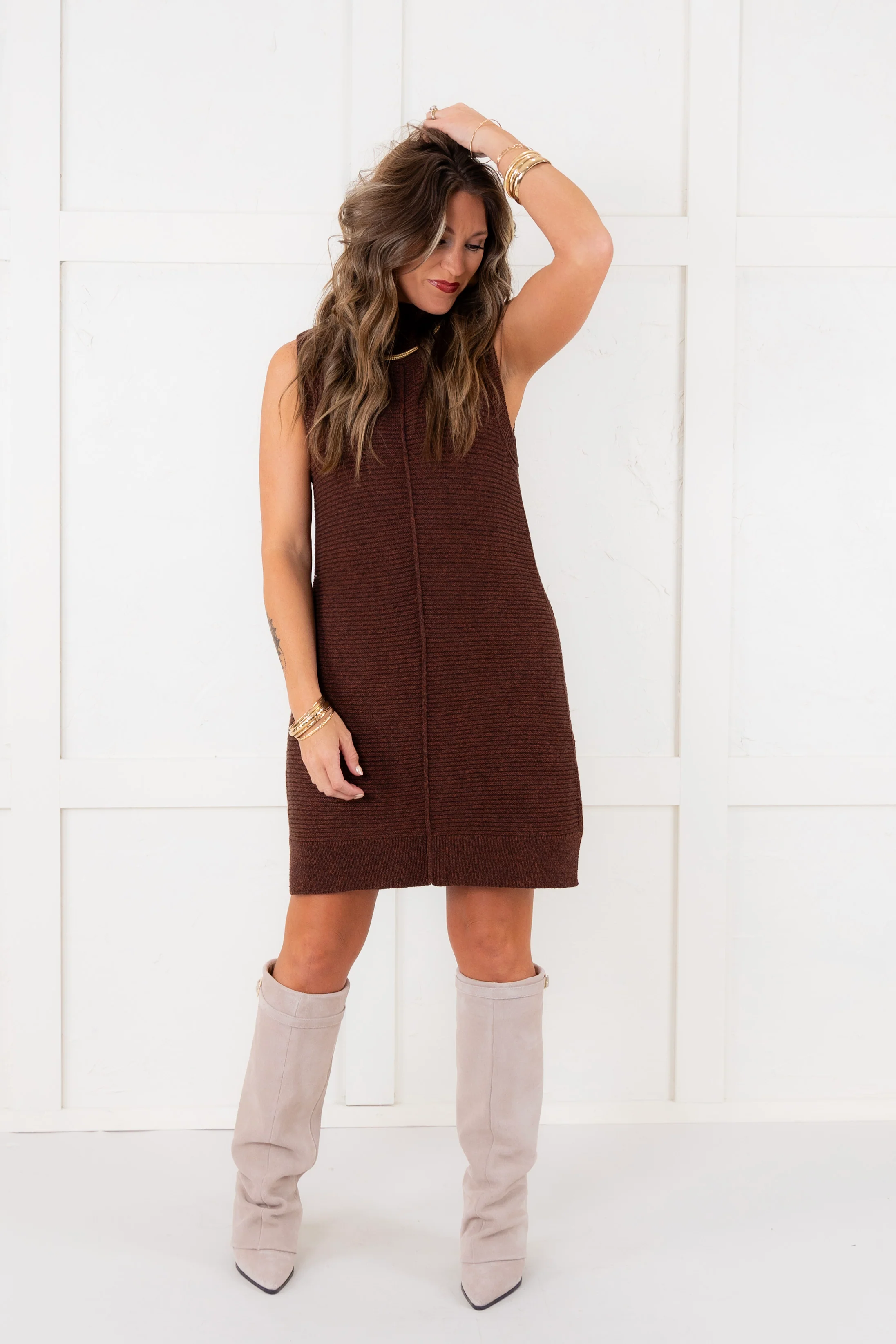 Hiding In Plain Sight Sweater Dress | Tribal - FINAL SALE - Image 5