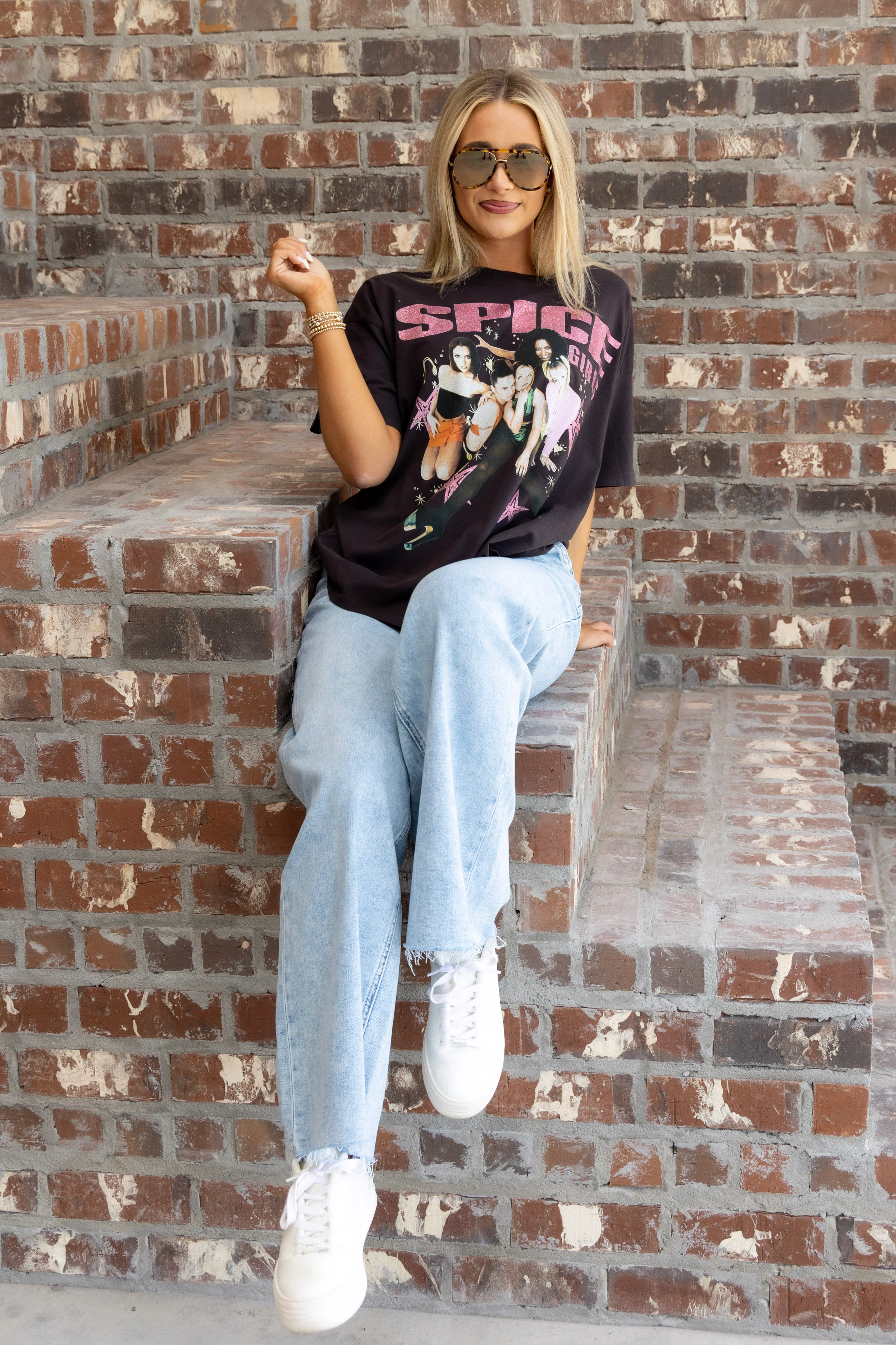 Spice Up Your Life Black Short Sleeve Top *Final Sale* - Image 2