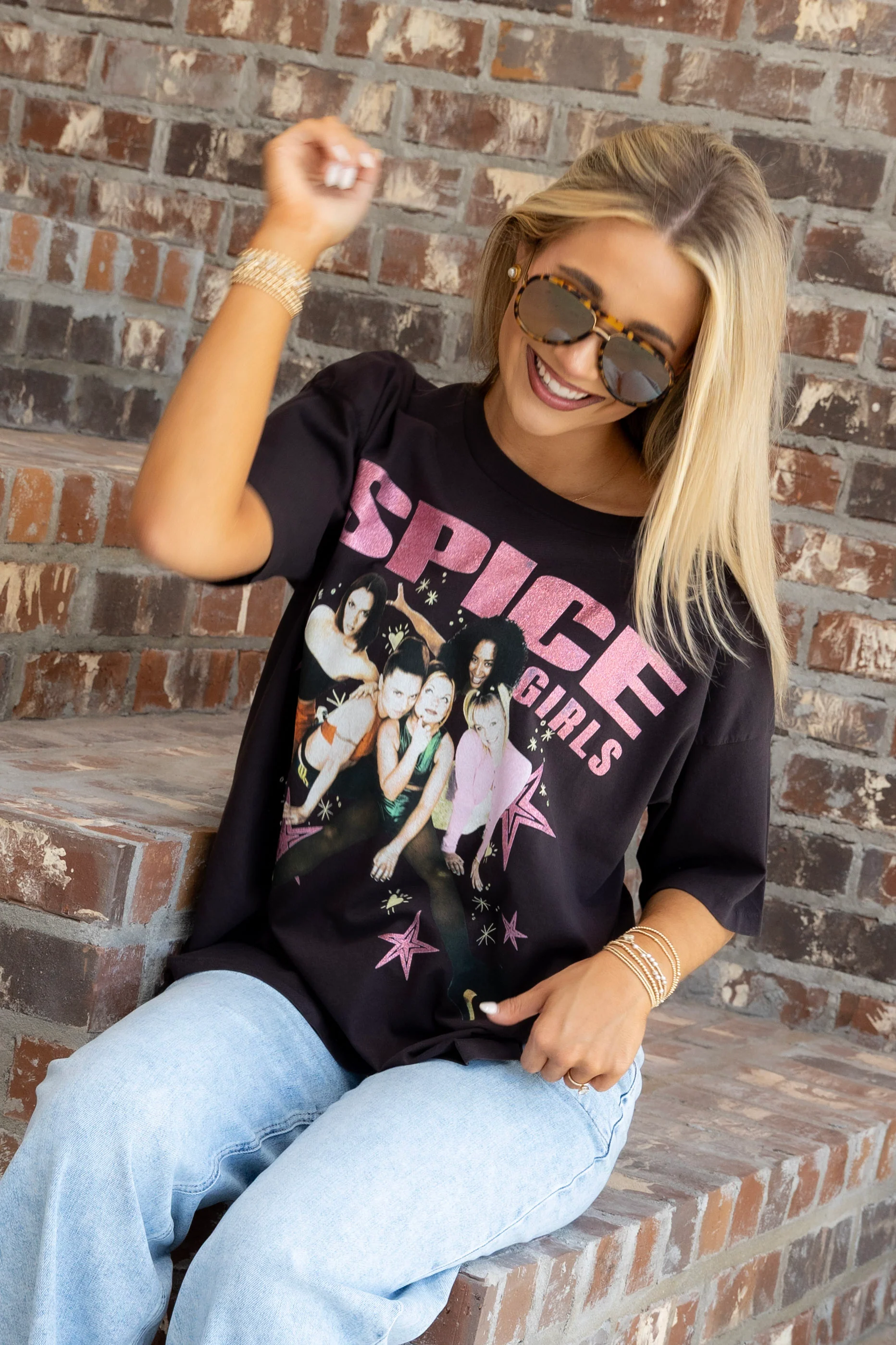 Spice Up Your Life Black Short Sleeve Top *Final Sale* - Image 3