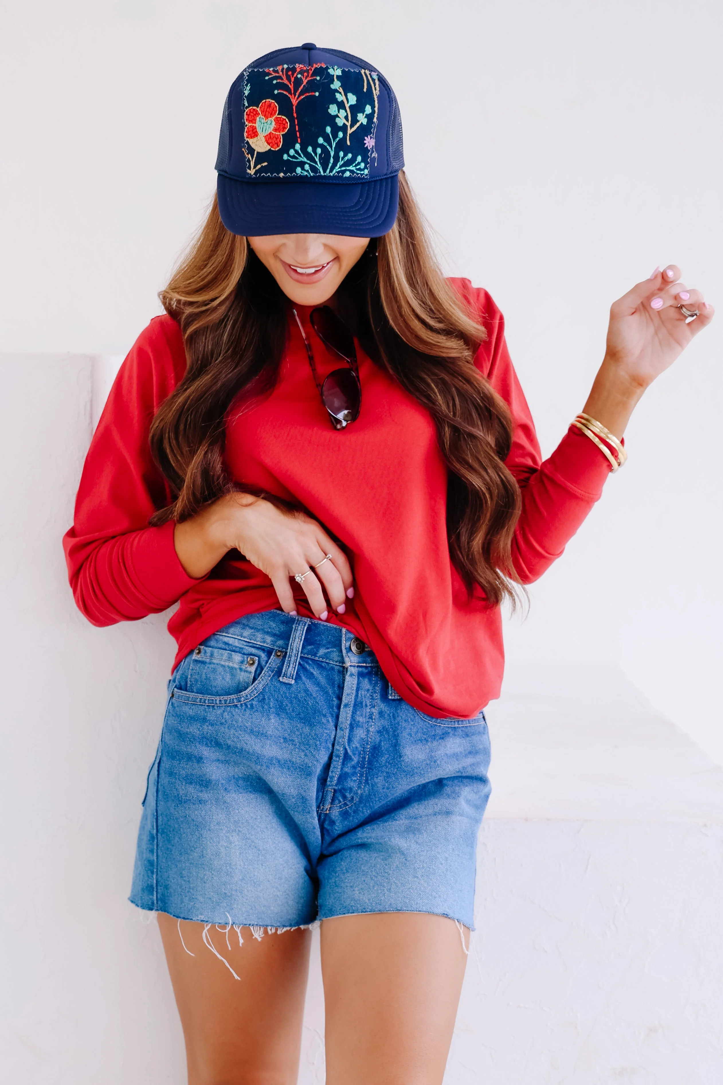 Keep It Casual Garnet Red Long Sleeve Top - Image 2