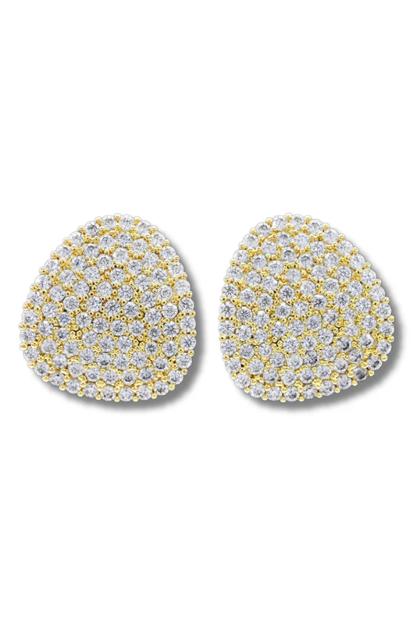 Alex Paved Stud Earrings