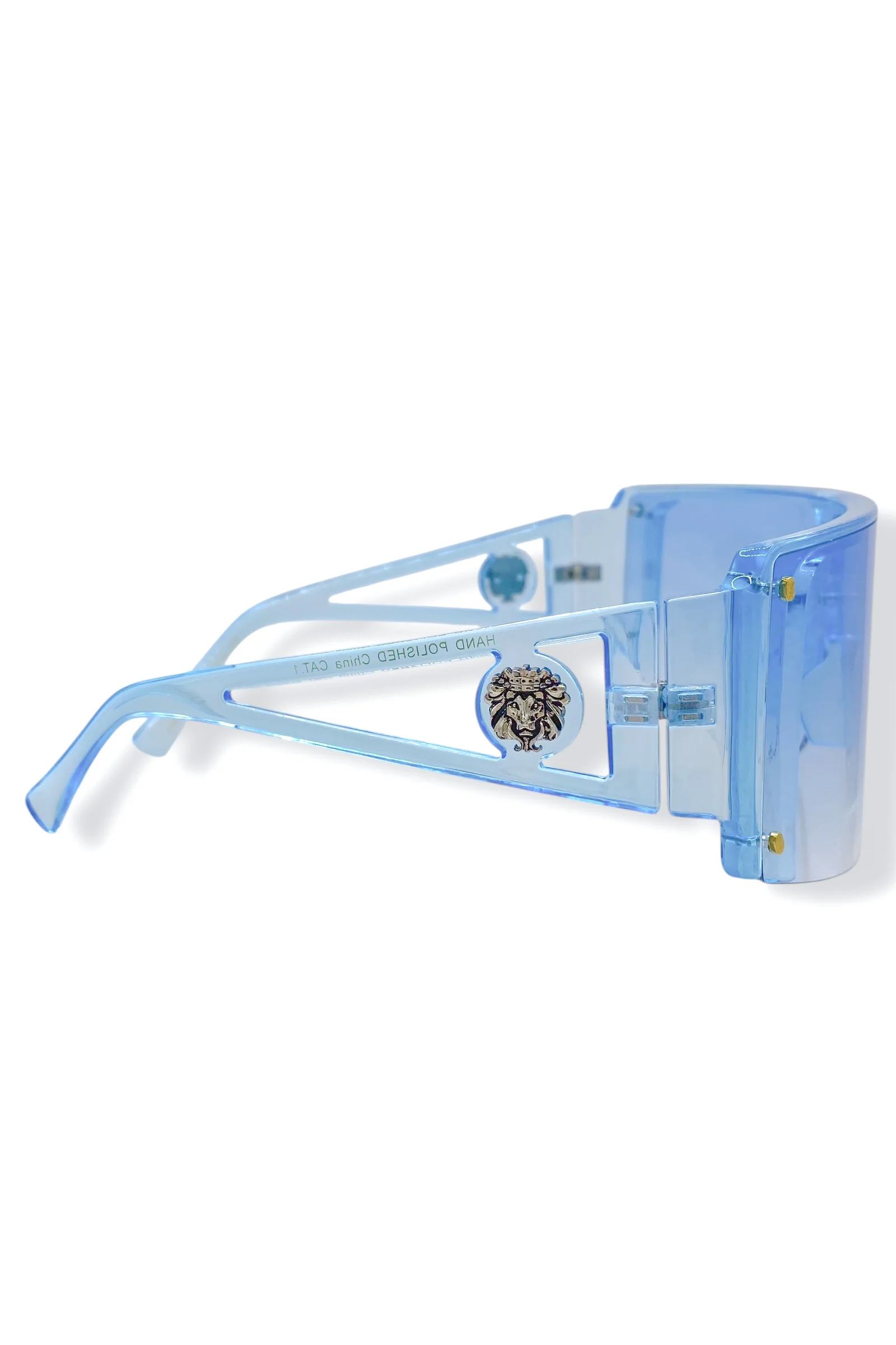 Undercover Blue Visor Style Sunglasses - Image 2