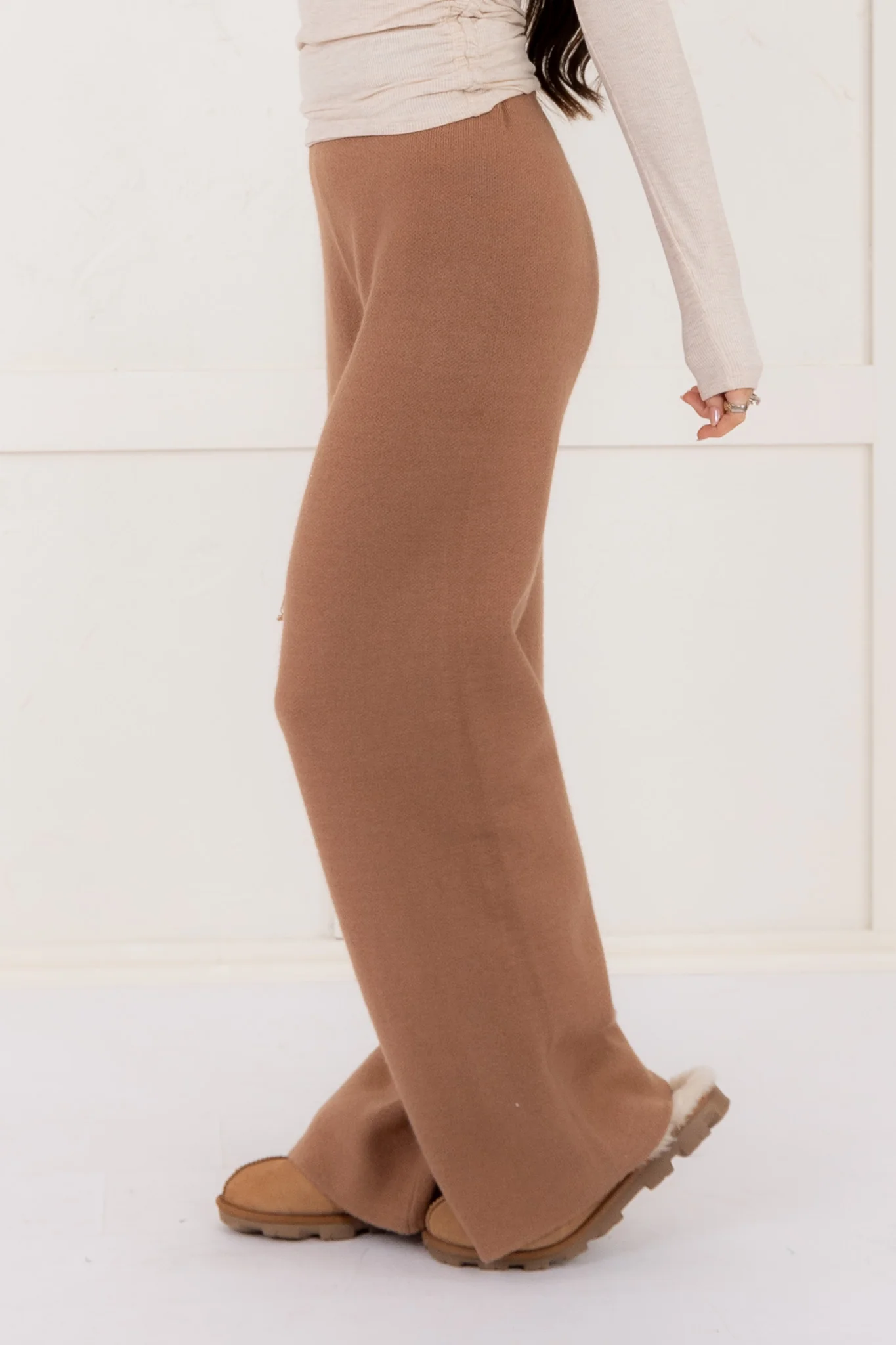 Full Comfort Pant - Latte - FINAL SALE - Image 4