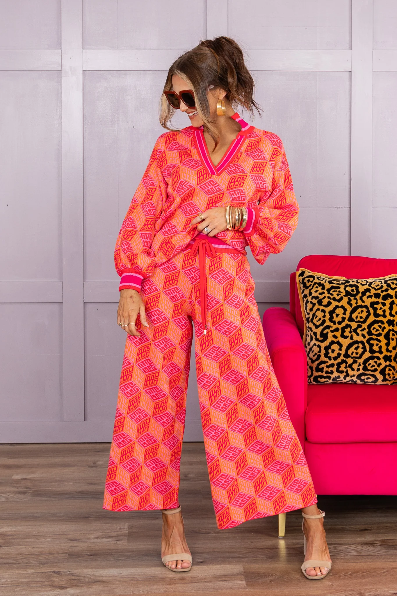 Teddy Cropped Trouser | Emily McCarthy - SALE - Image 3
