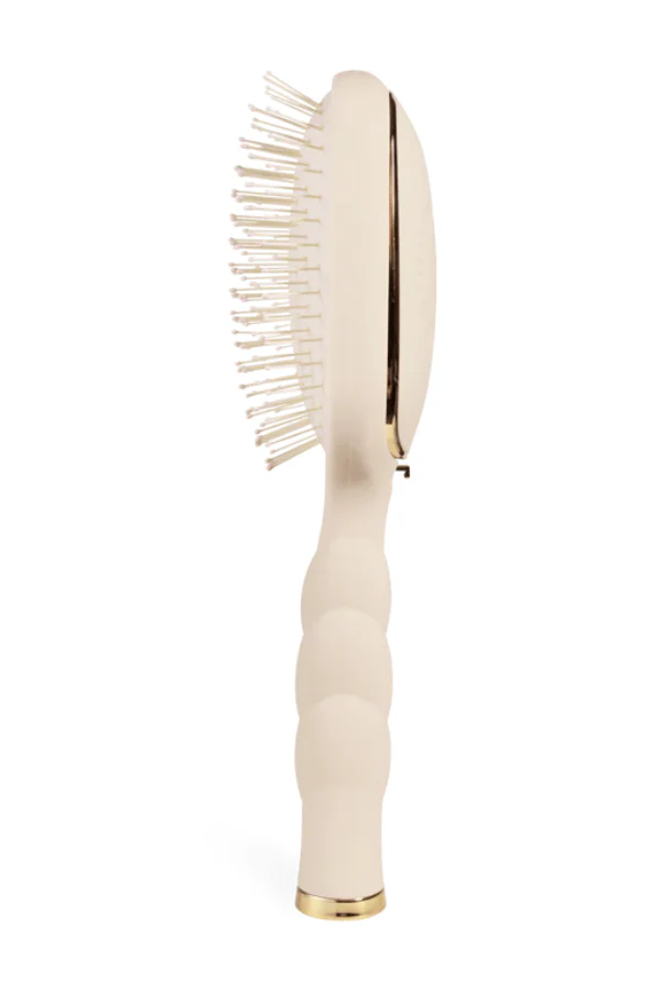 Teleties Detangler Tan Hair Brush For Medium Hair - Image 2
