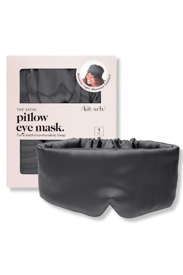 Kitsch The Pillow Eye Mask in Charcoal