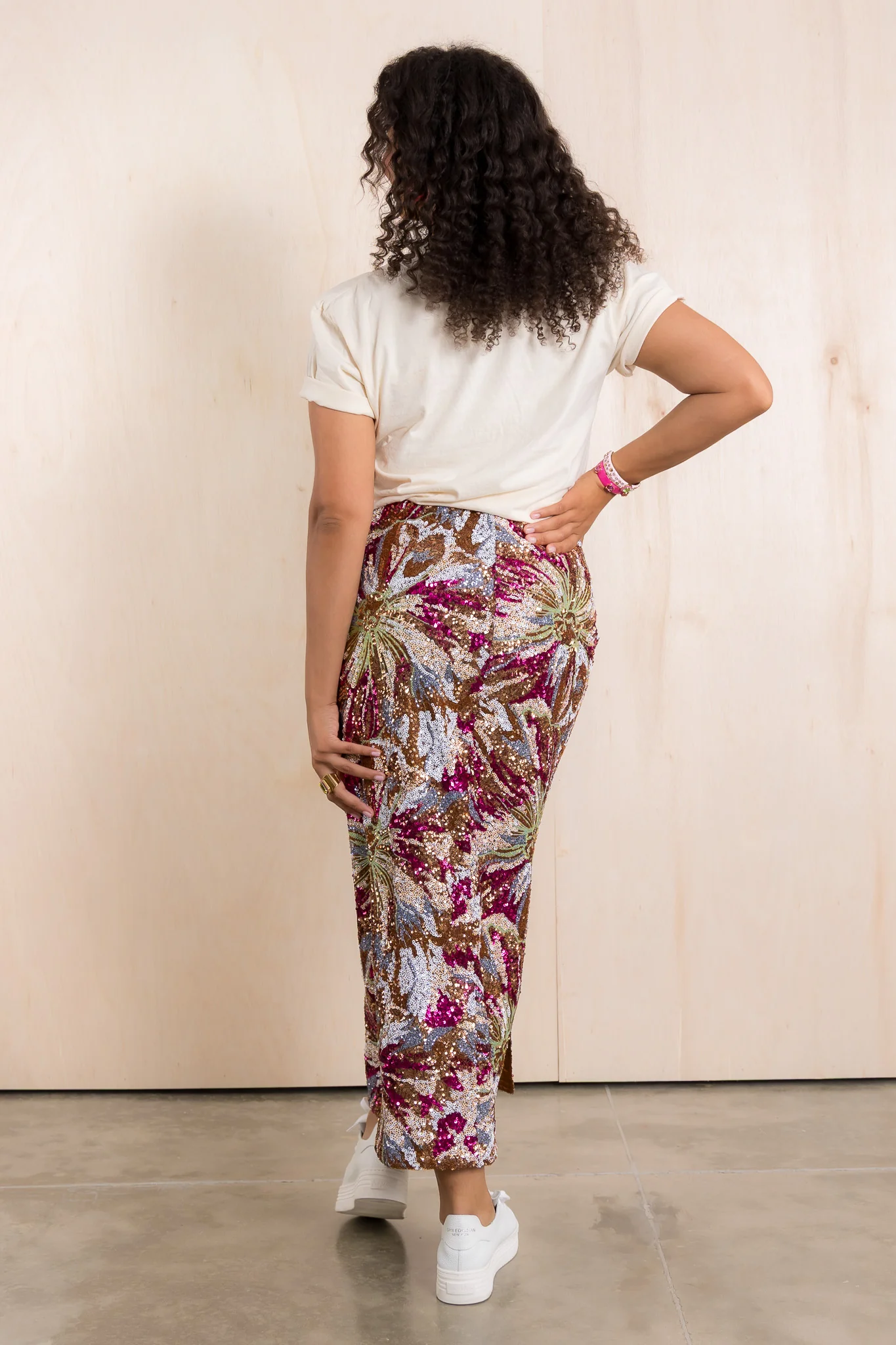 Leopard Cherries Ivory Short Sleeve Tee *Final Sale* - Image 3