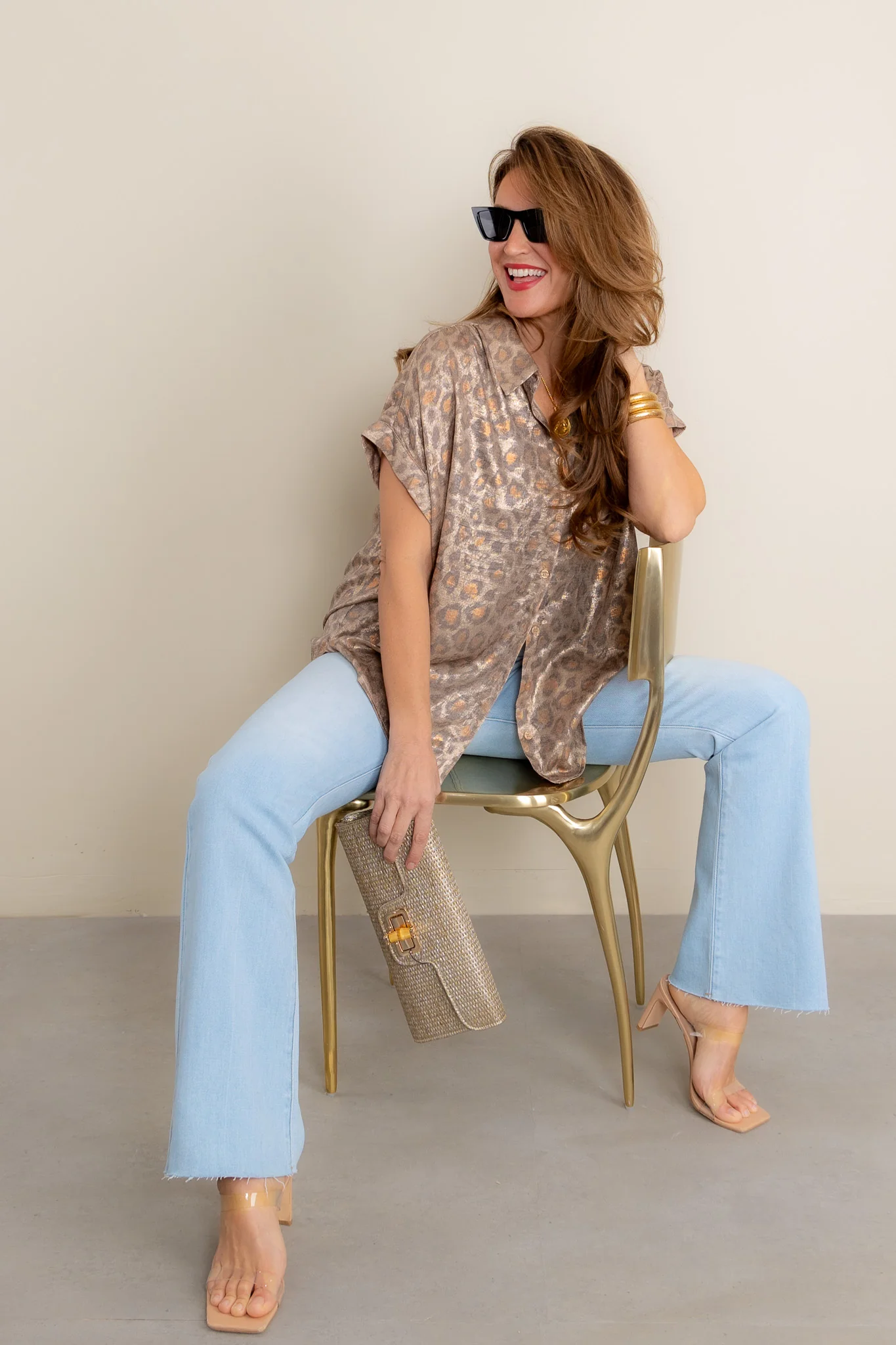 Made For This Toffee Leopard Short Sleeve Top - Image 4