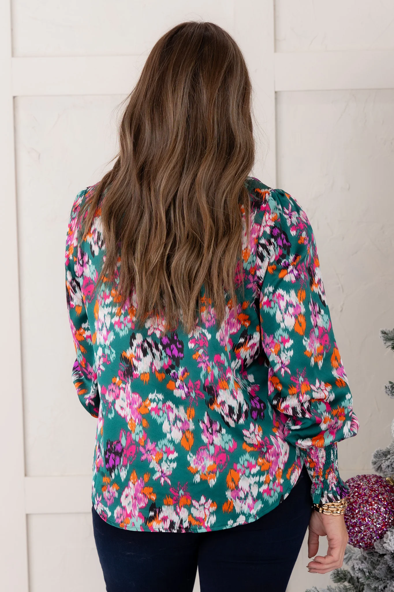 Happy Hour Satin Long Sleeve Top - FINAL SALE - Image 5