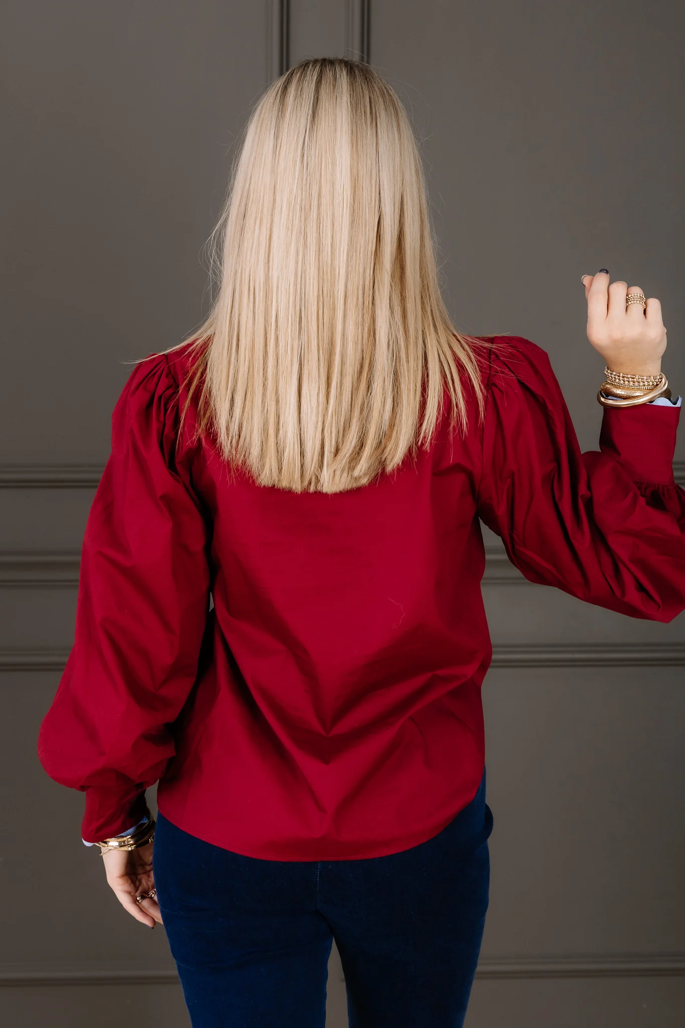 DOORBUSTER Janie Embroidered Long Sleeve Top - Image 5