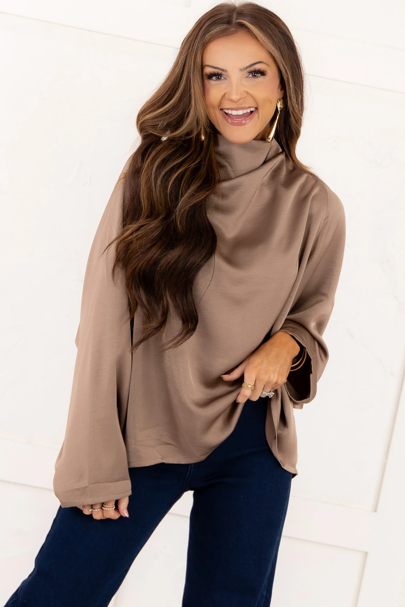 Roam The City Top - Mocha