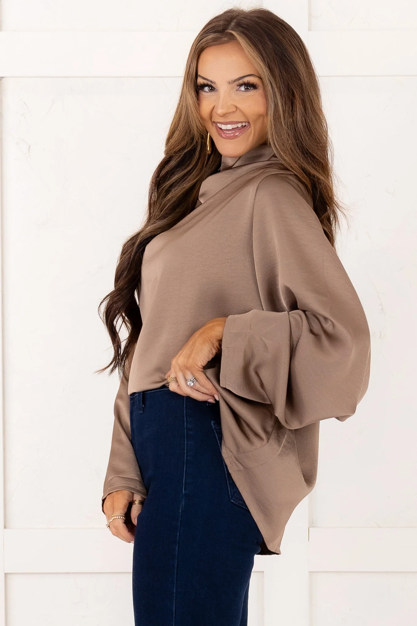 Roam The City Top - Mocha - Image 5
