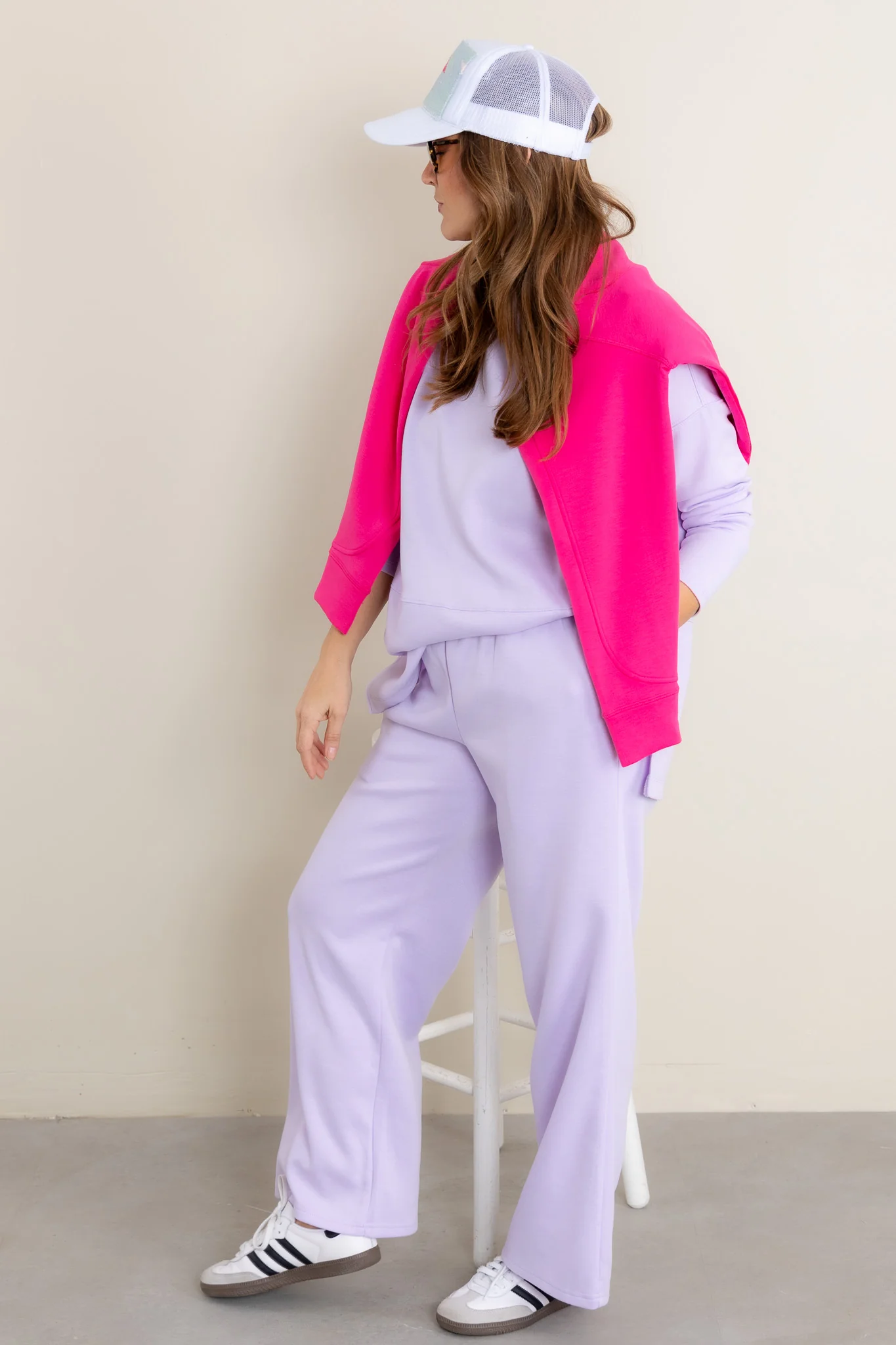 Tour Of Italy Long Sleeve Travel Set In Lilac - Image 2
