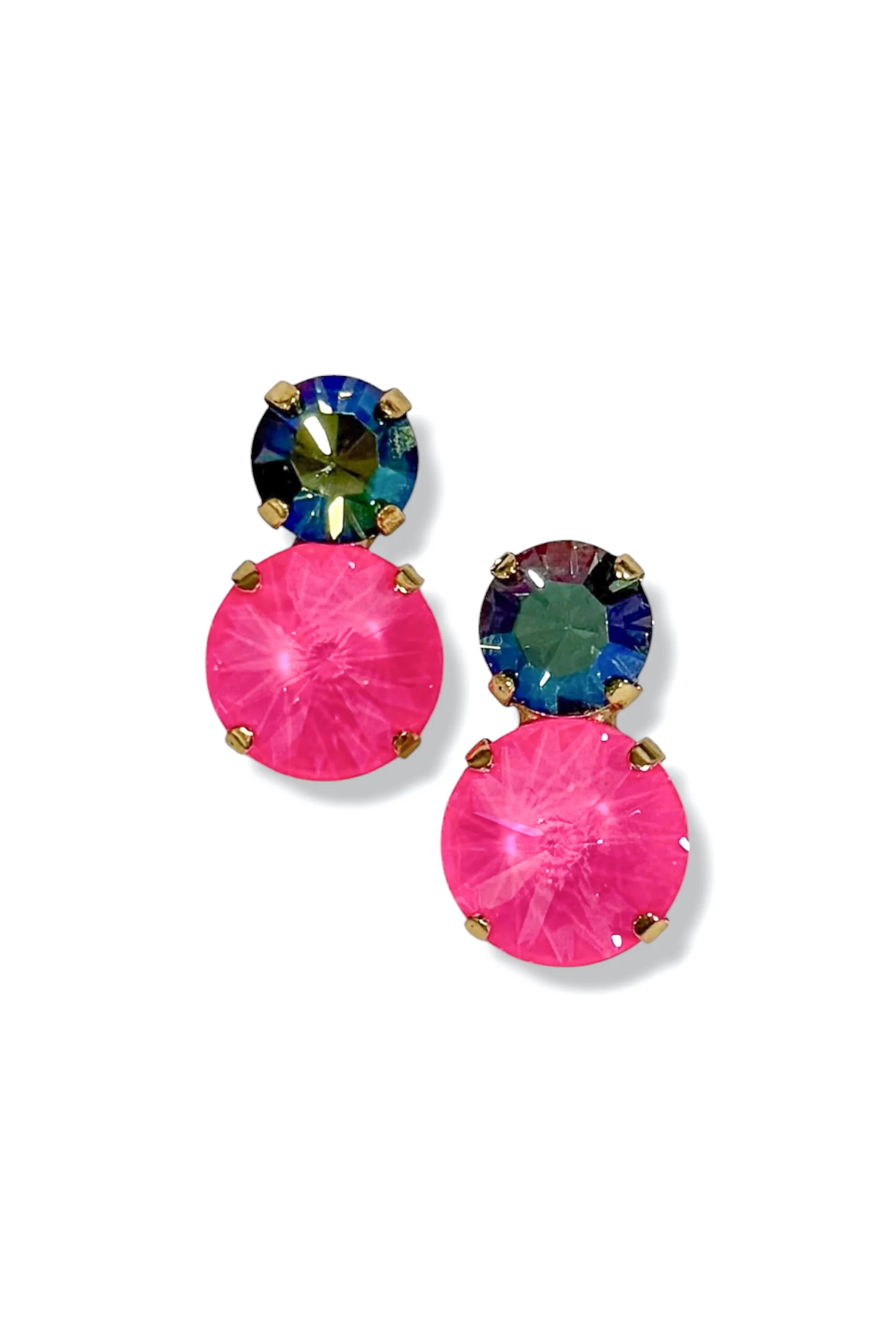 TOVA Maegan Electric Pink Ignite Earrings