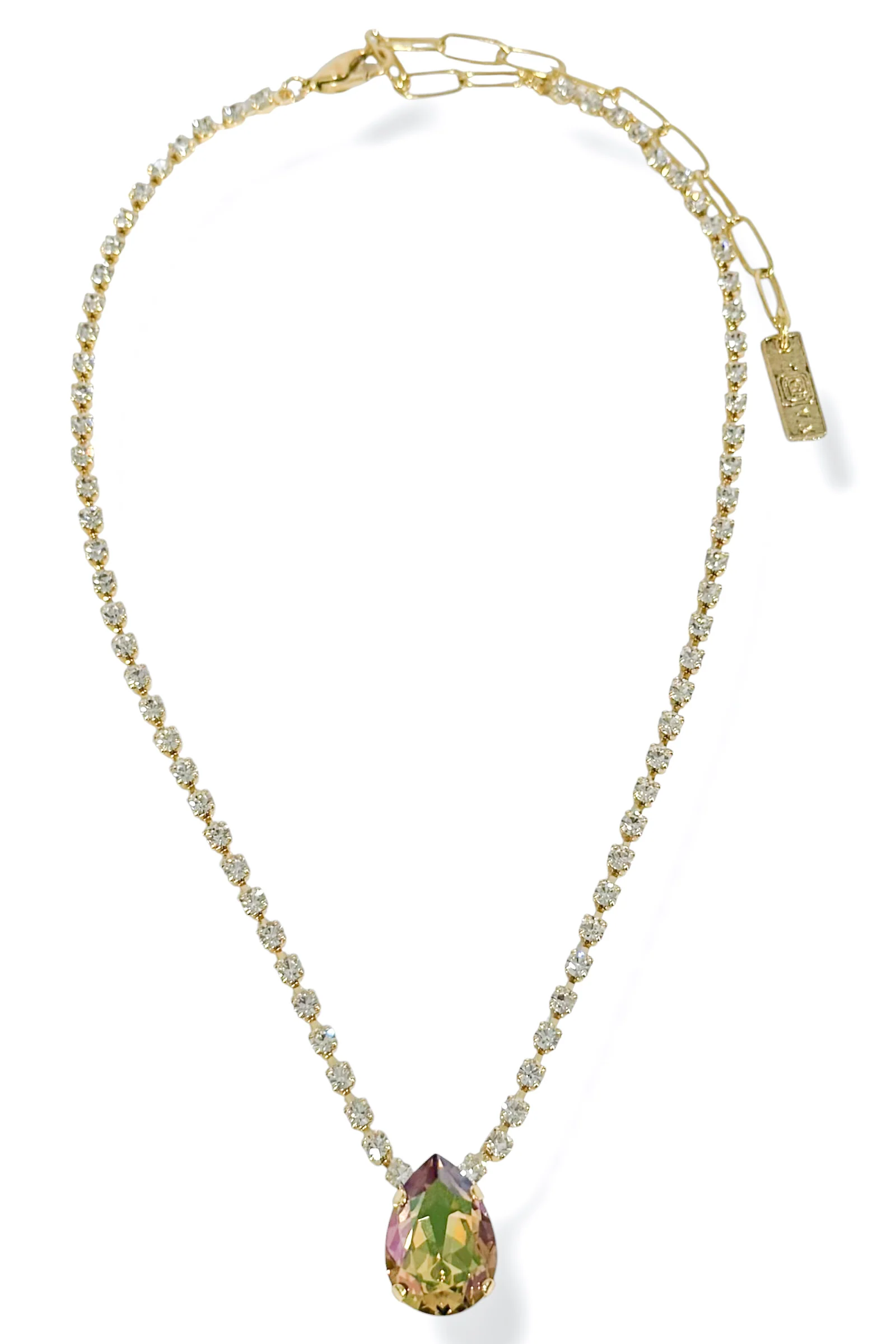 TOVA Milli Clear Light Colorado Topaz Necklace