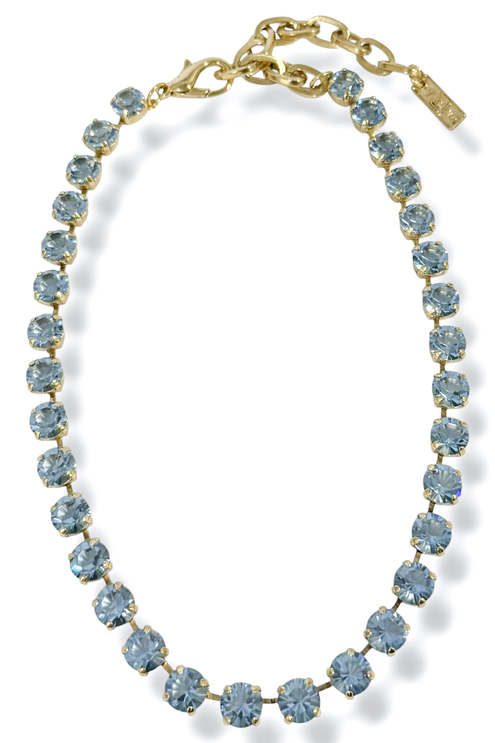 TOVA Oakland Fairy Dust Light Sapphire Unfoiled Necklace