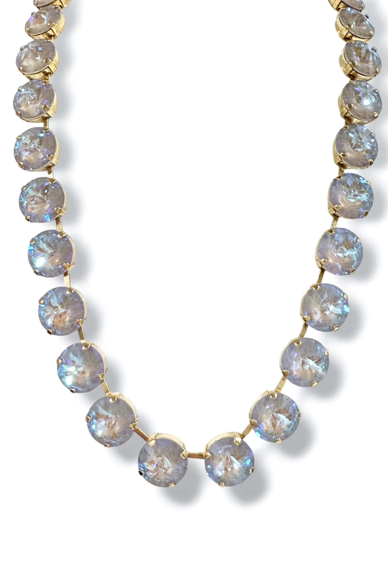 TOVA Sofia Serene Gray Delite Necklace