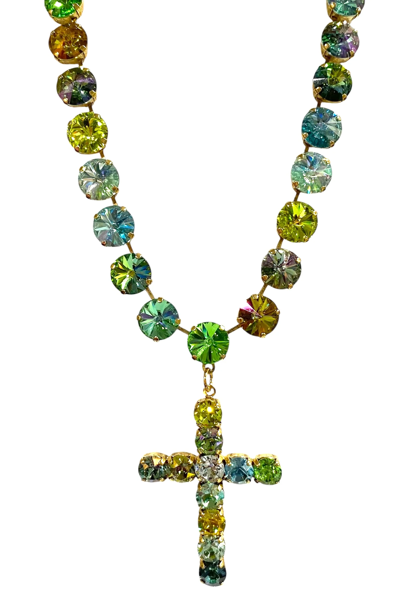 Tova X TWT Donatella Watermelon Water Cross Necklace