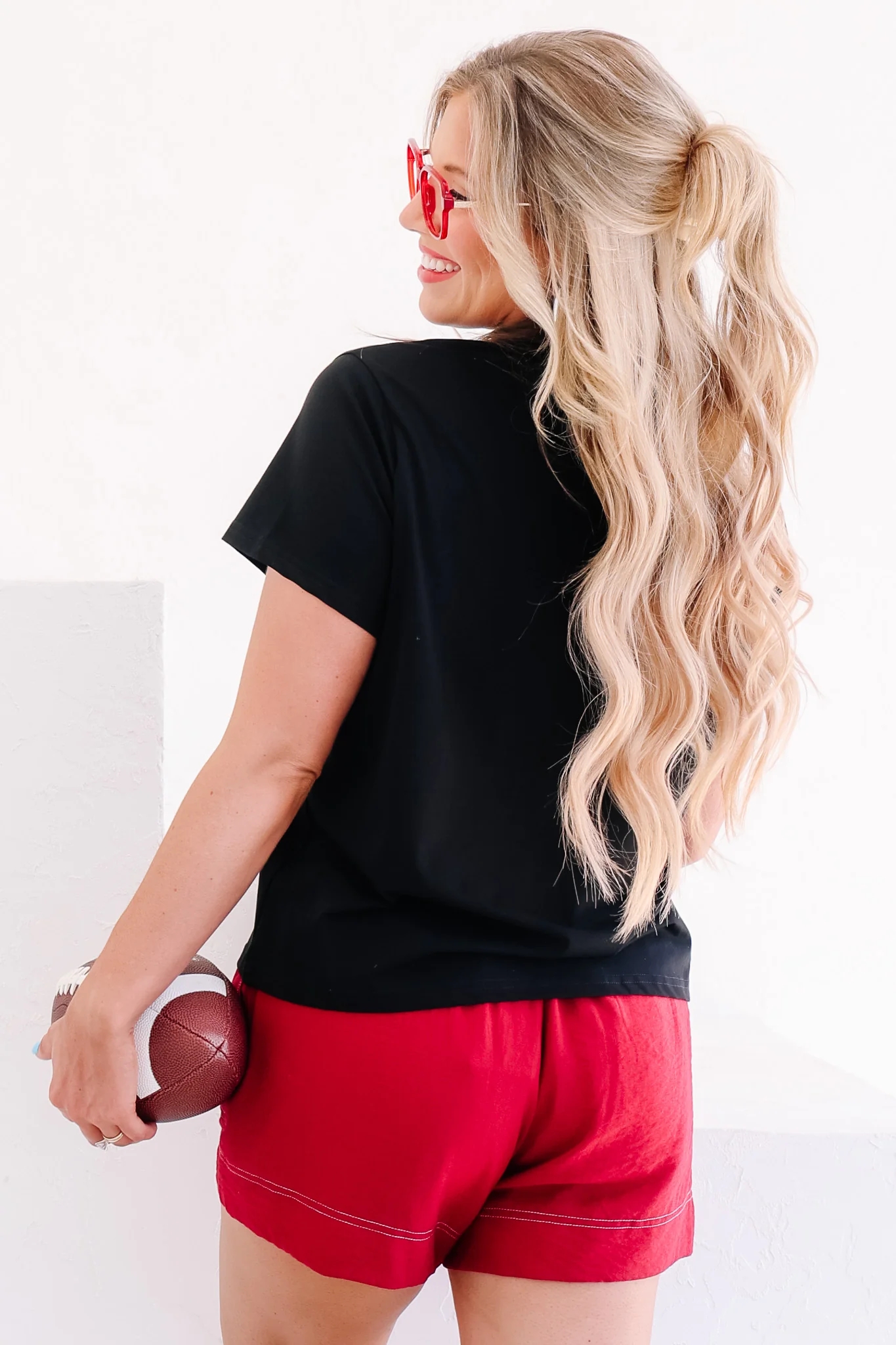 TWT X QOS Gameday Jeweled Black Short Sleeve Tee - Image 8