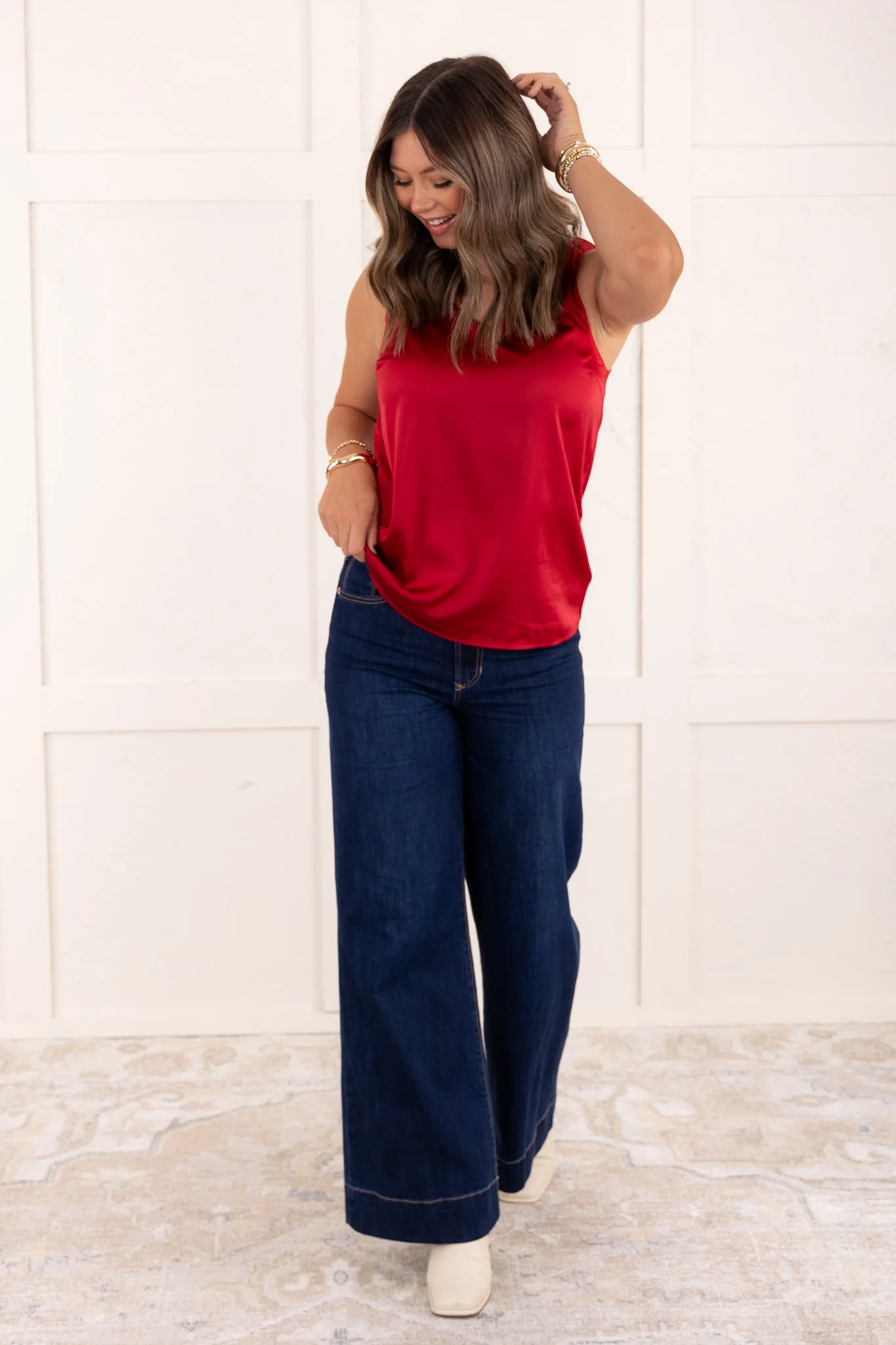 Jasmine V-Neck Tank - FINAL SALE - Image 3