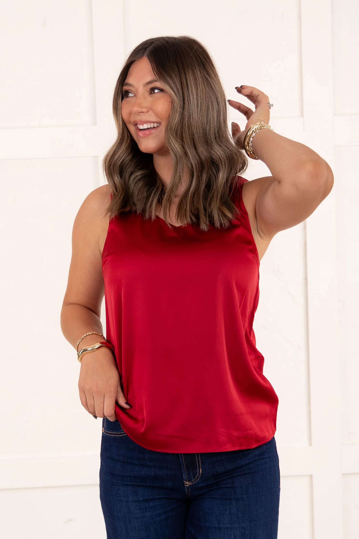 Jasmine V-Neck Tank - FINAL SALE - Image 4