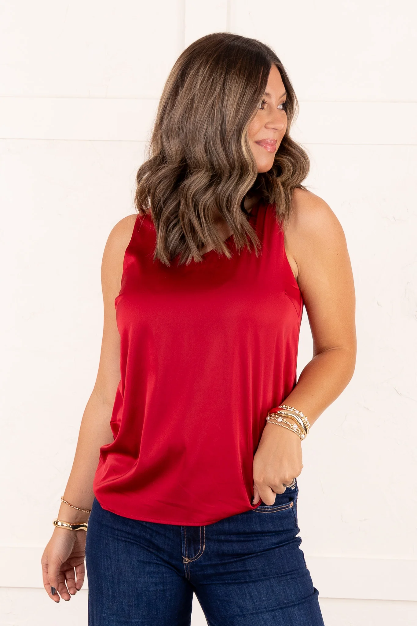Jasmine V-Neck Tank - FINAL SALE - Image 5