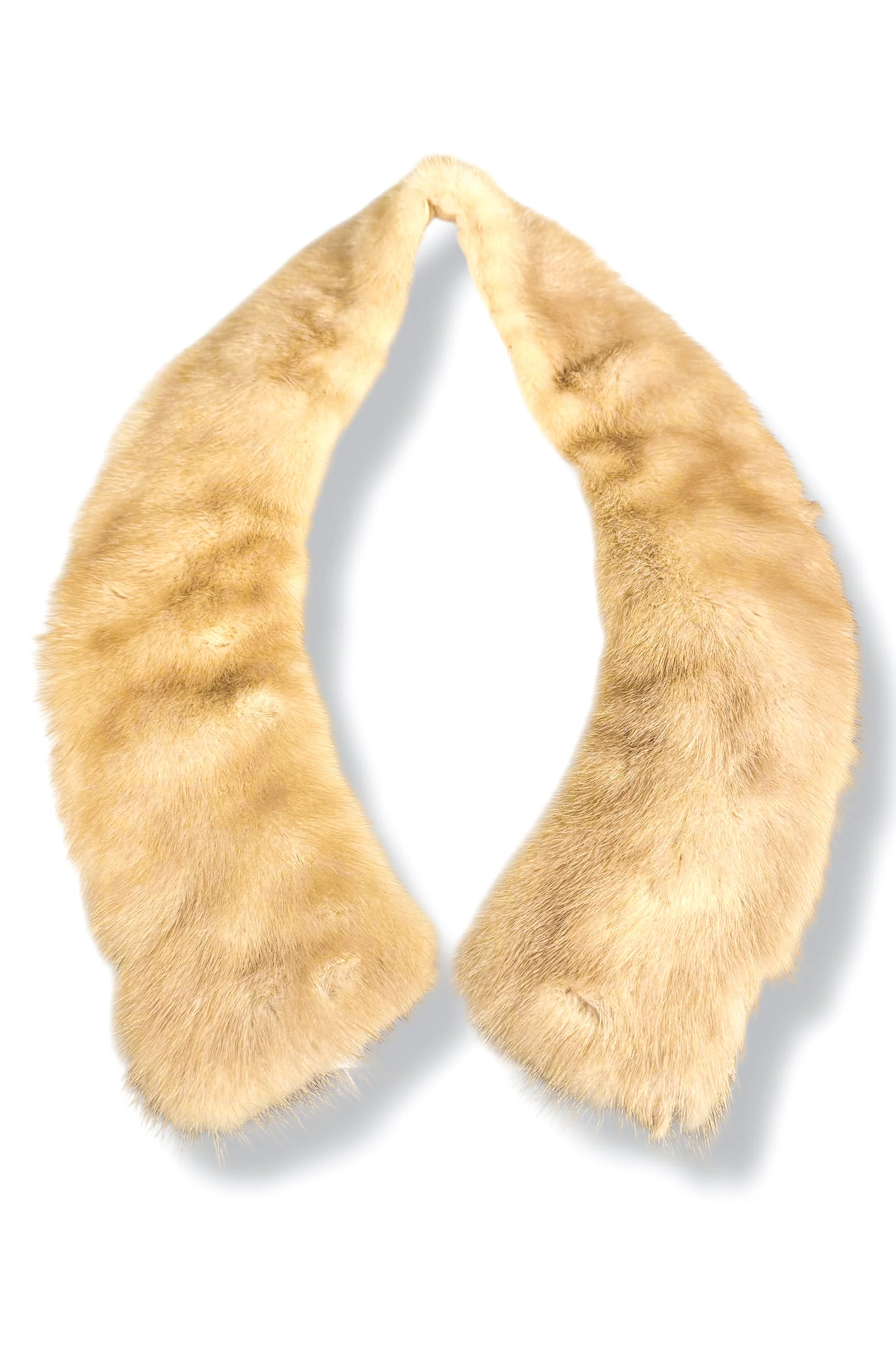 Made in the Deep South Vintage Hand Stitiched Mink Collar