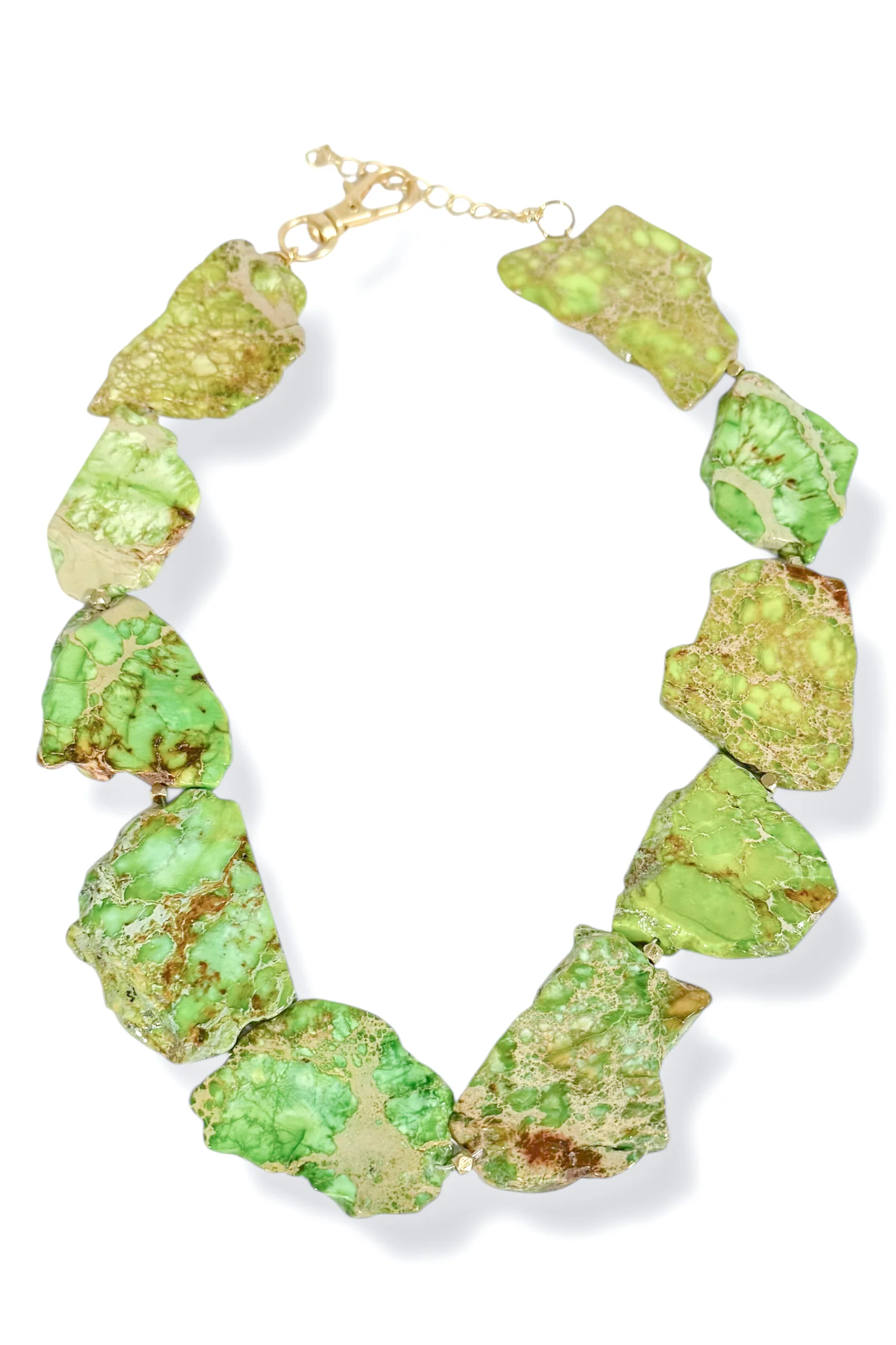 Virtue Gabby Lime Slab Necklace