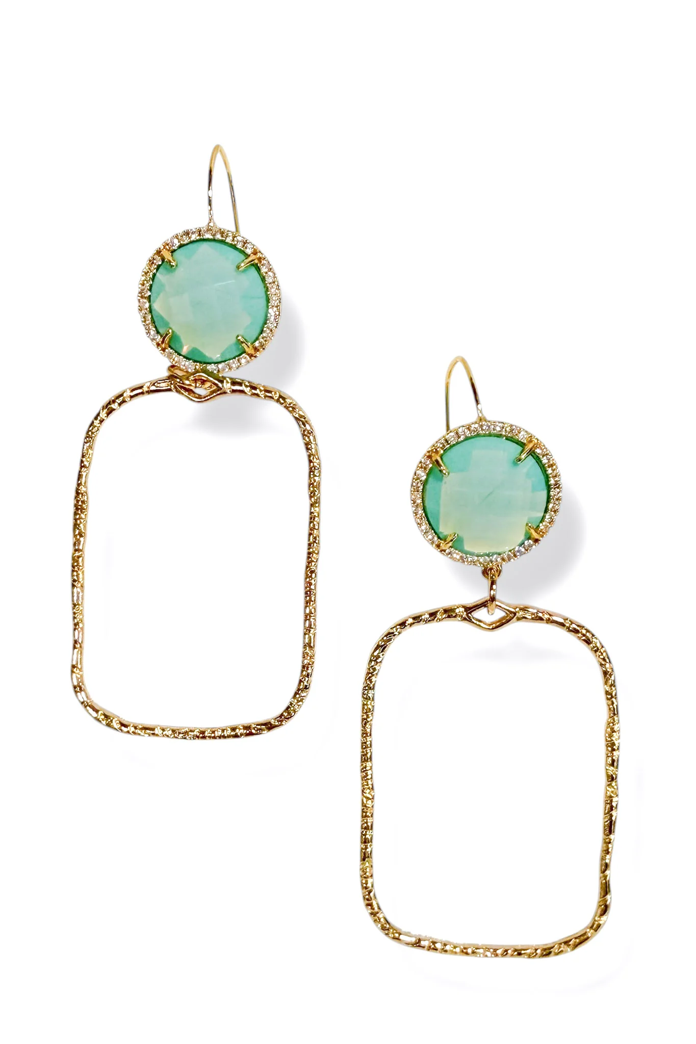Virtue Jennie Turquoise CZ Earrings