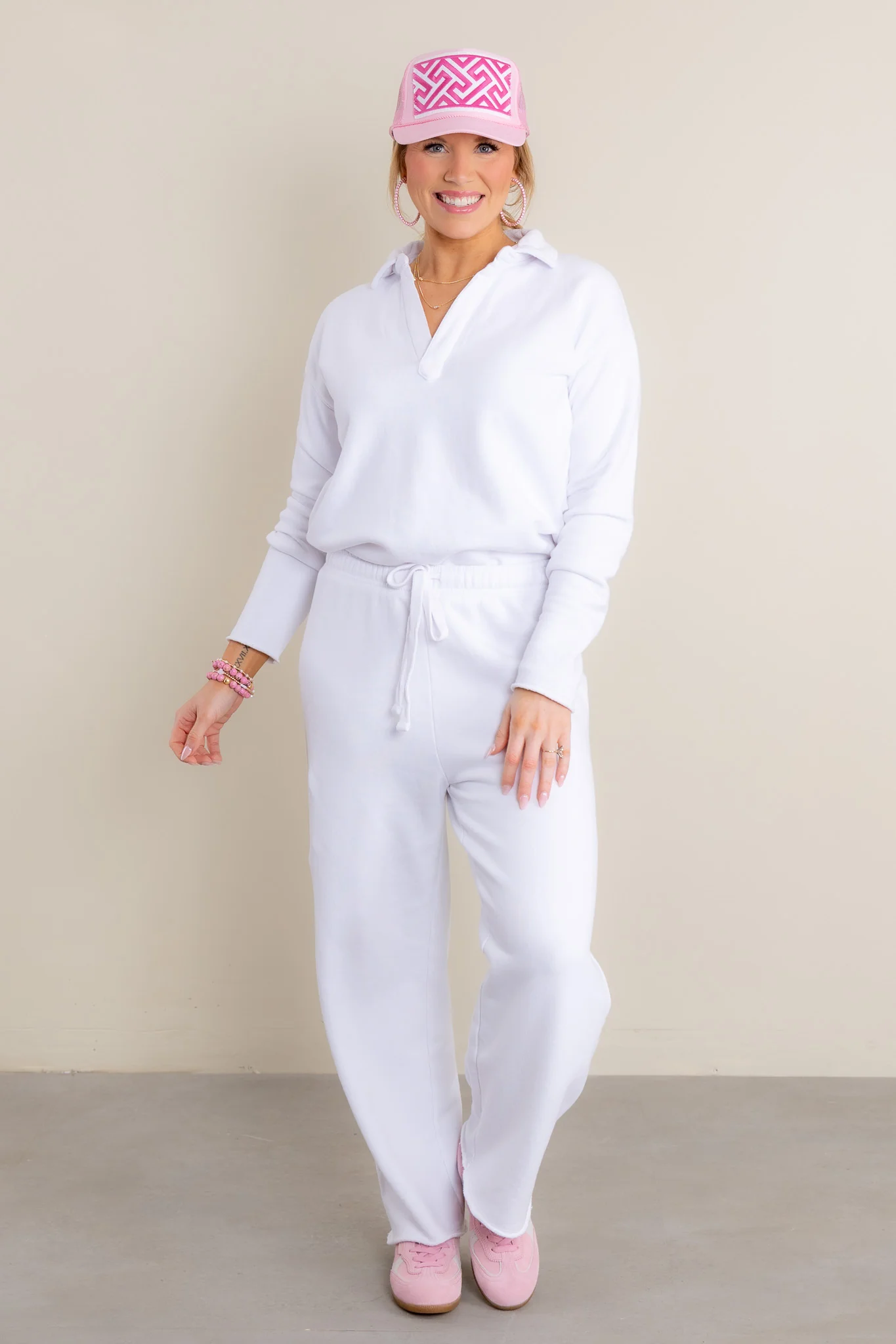 Malibu White Wide Leg Pant - Image 5