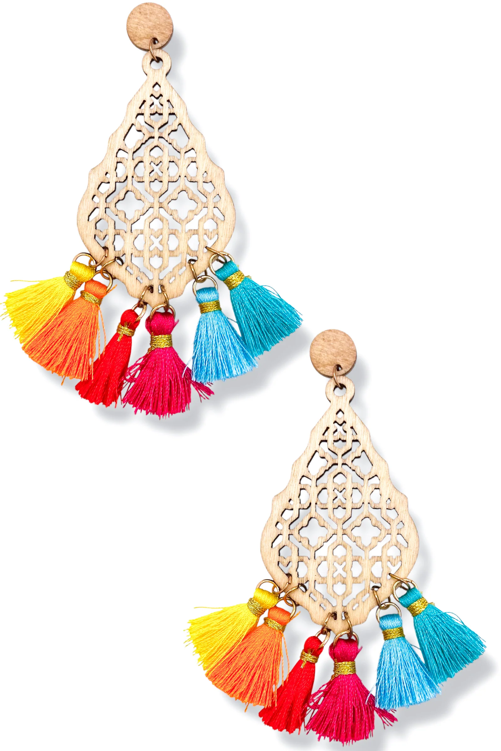 Summer Lovin Filigree and Tassel Earrings *Final Sale*