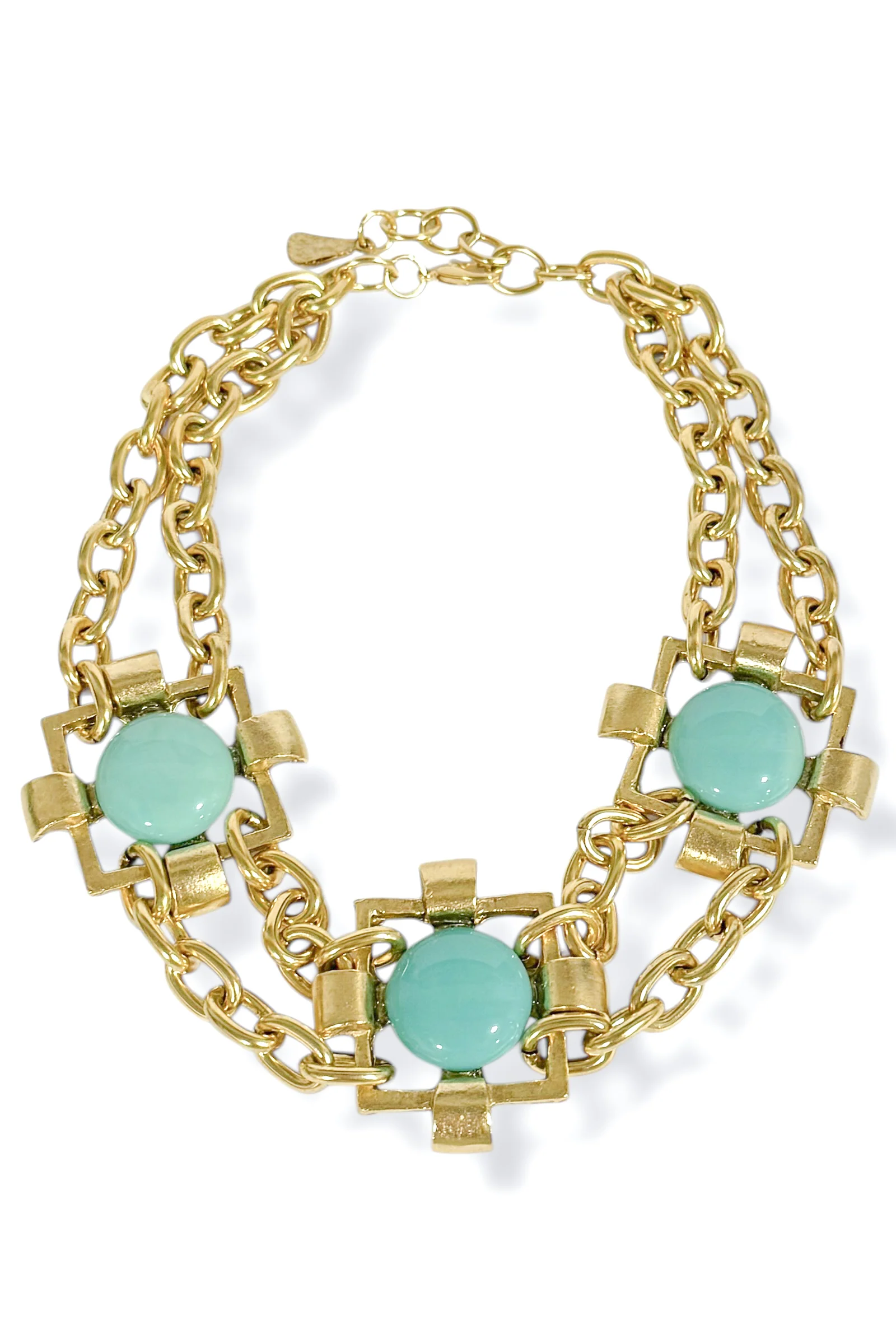 Yochi Bring Me Peace Mint Necklace