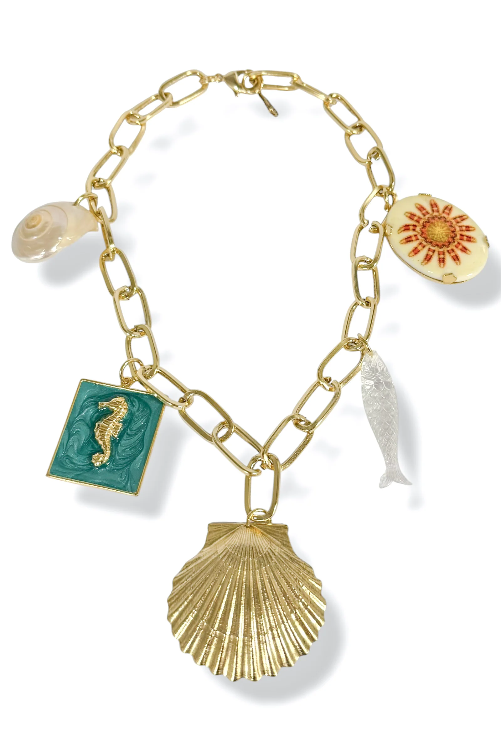 Yochi Coastal Charm Necklace
