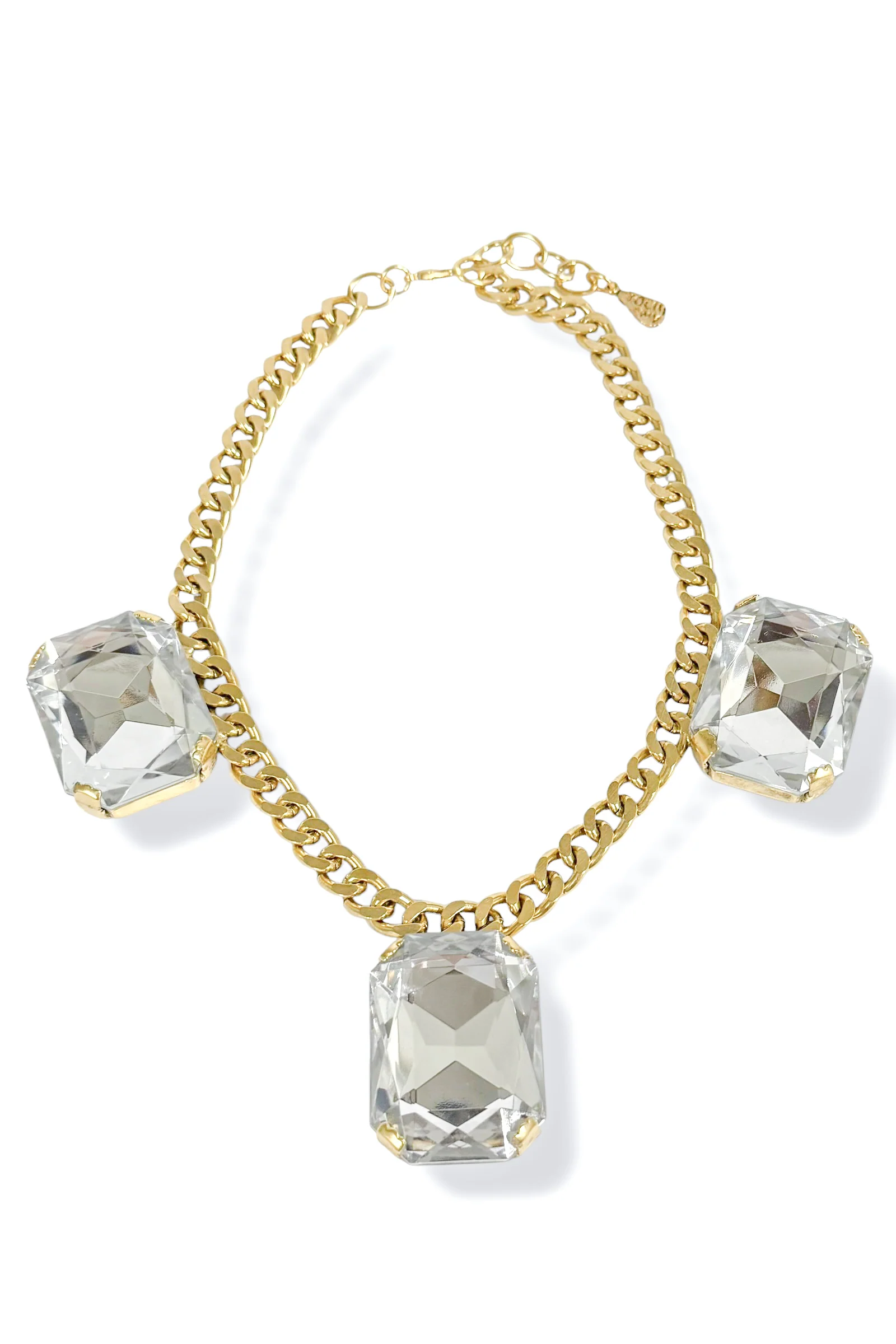Yochi You're A Gem Clear Necklace