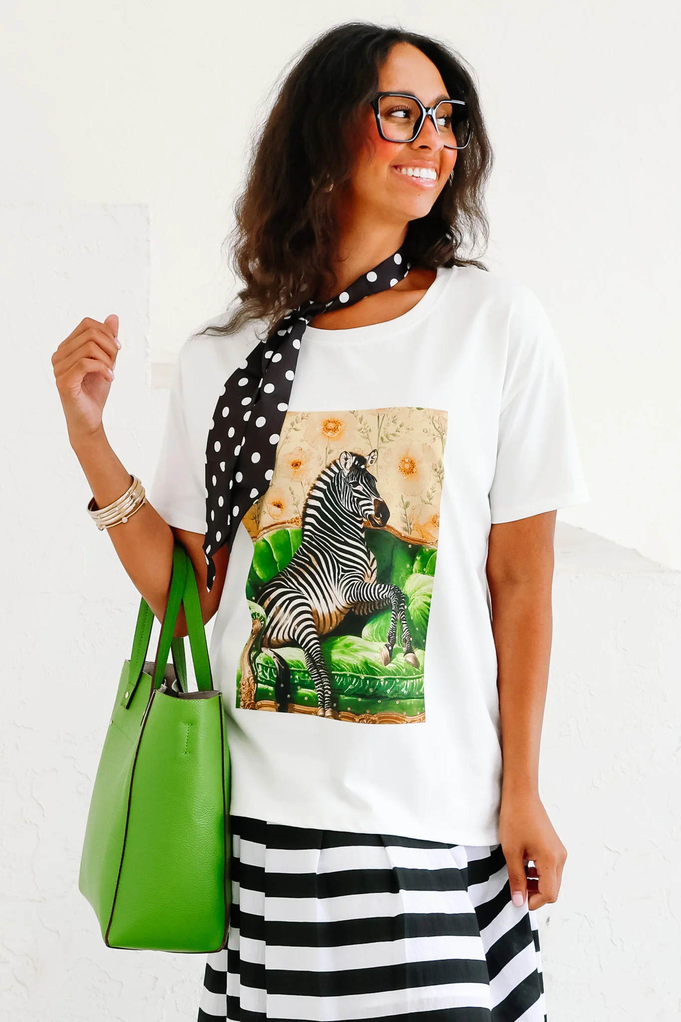 TWT®  Zebra White Short Sleeve Tee - Image 3